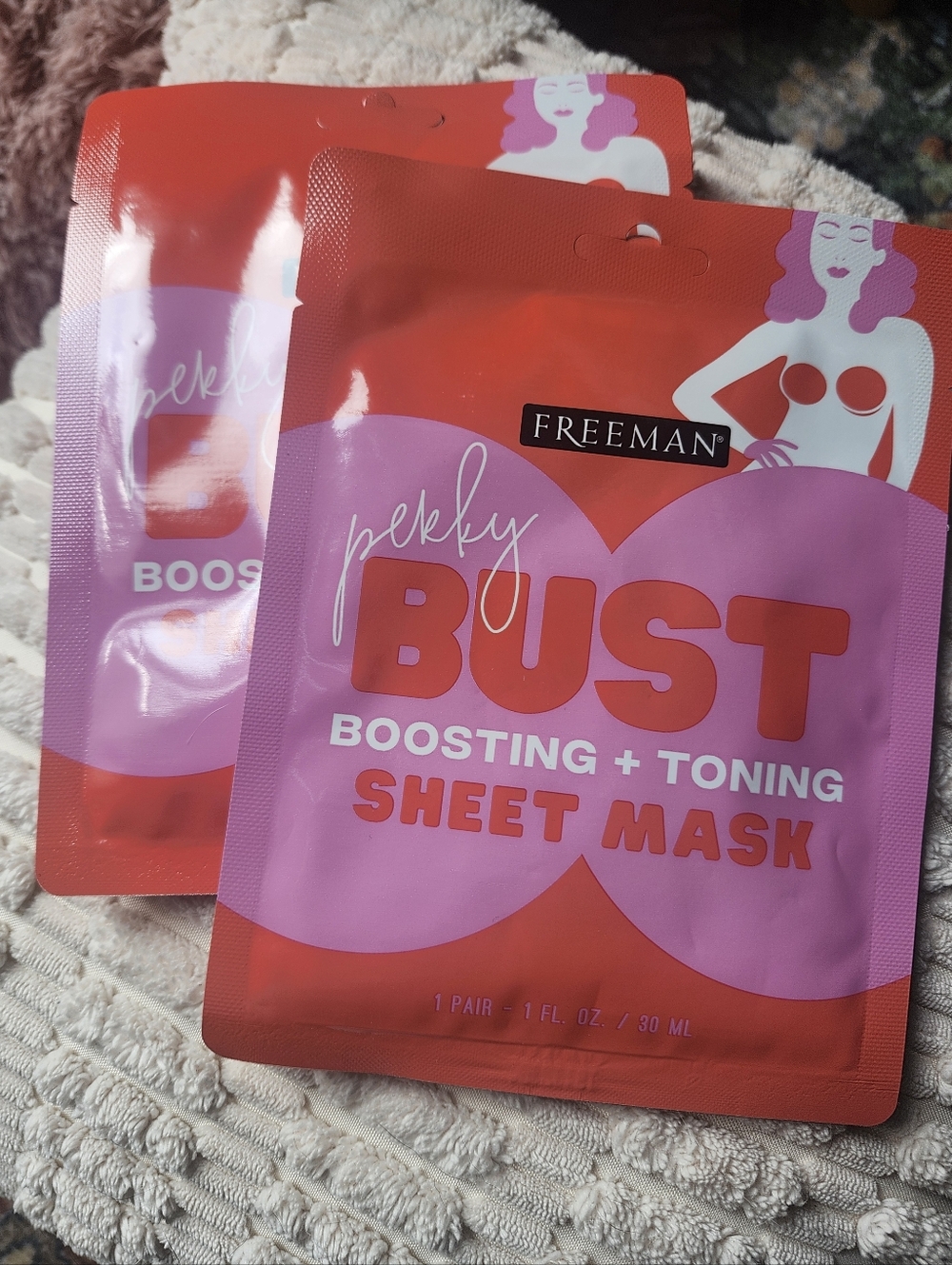 Freeman Perky Bust Boosting + Toning Sheet Mask (Pack Of 2)